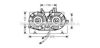 AVA QUALITY COOLING FD7539 Fan, radiator